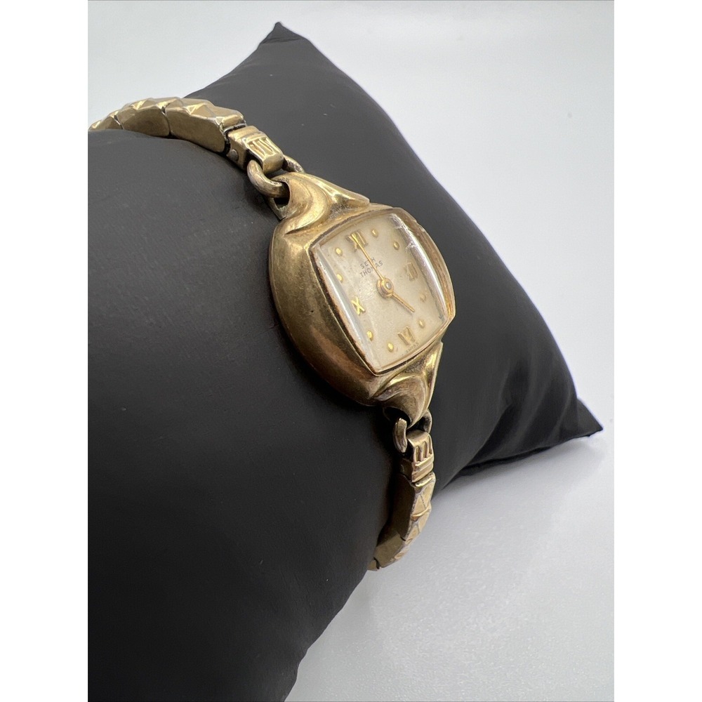 [Not Tested]‎ Women's Vintage Seth Thomas Swiss Made 10k Gold Filled Watch - Picture 3 of 5